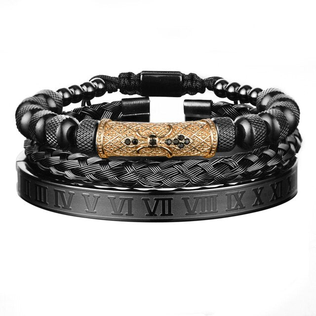 Roman Bracelet Set - DARK MOON