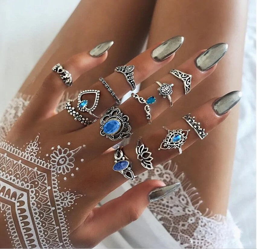 Silver Ring Set