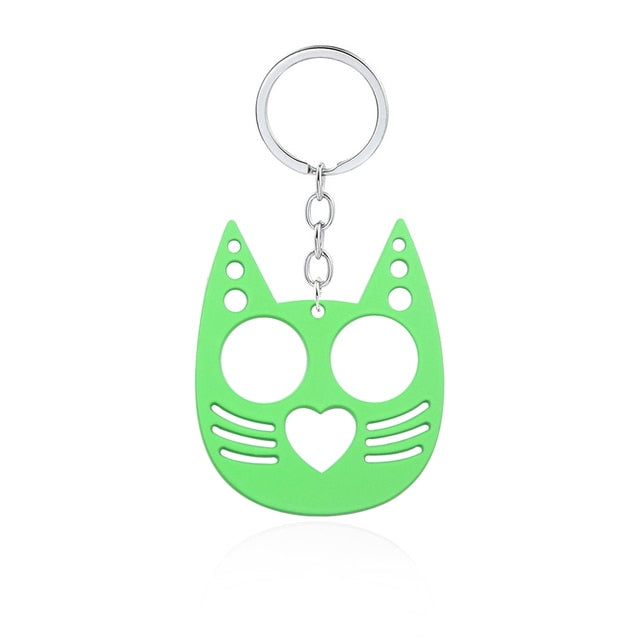 Cat Protection Keychain - DARK MOON