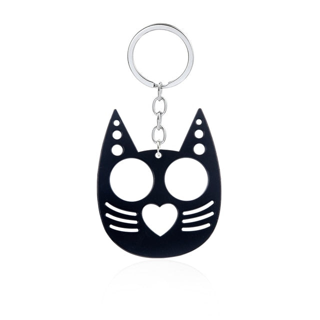 Cat Protection Keychain - DARK MOON