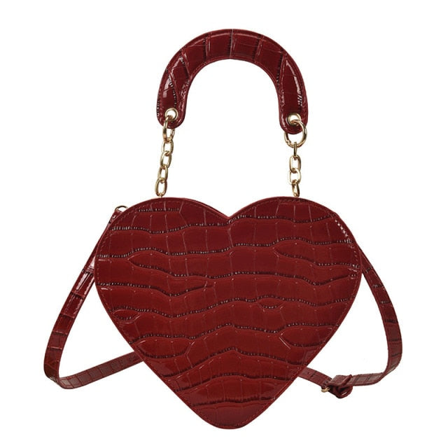 Heart Shaped Purse - DARK MOON