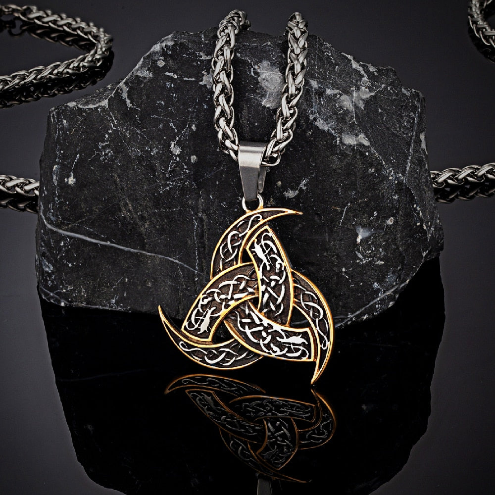 Odin's Horn Necklace - DARK MOON