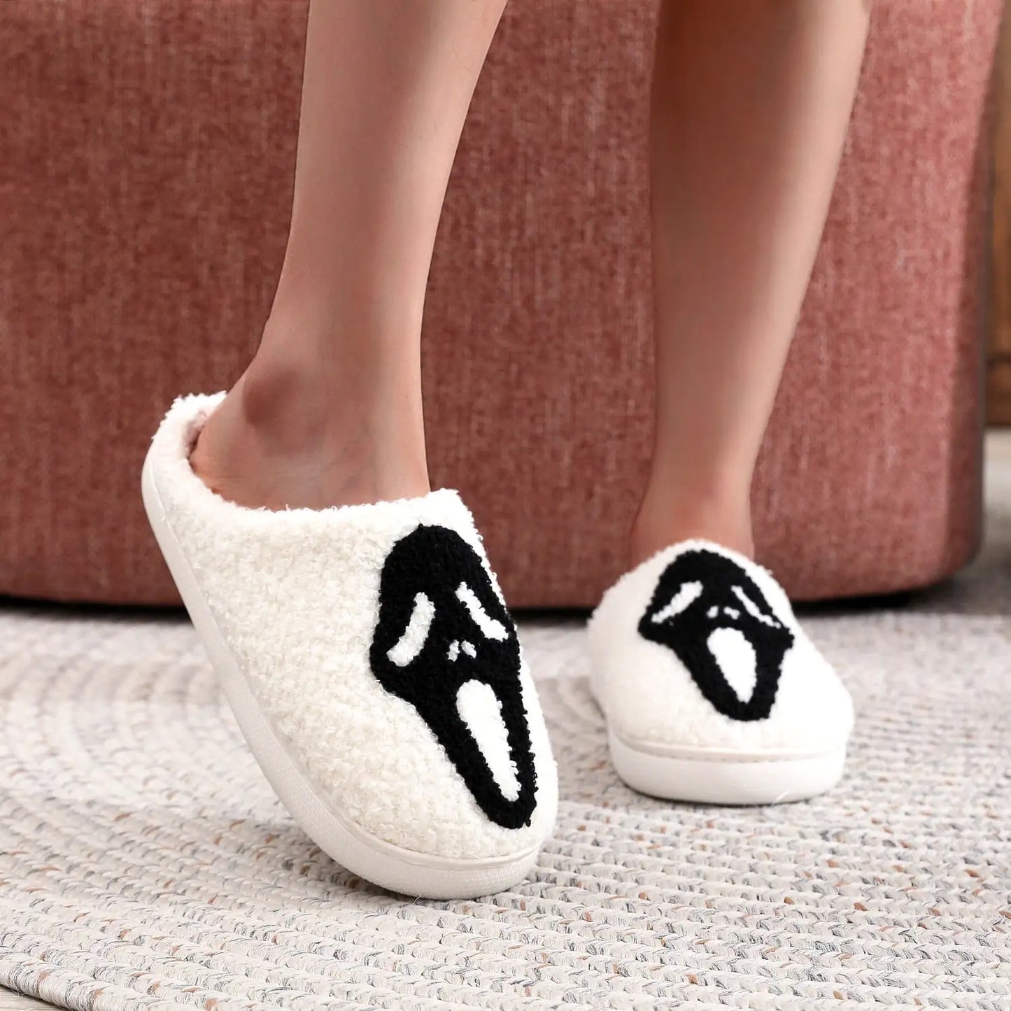 Ghost Face Slippers