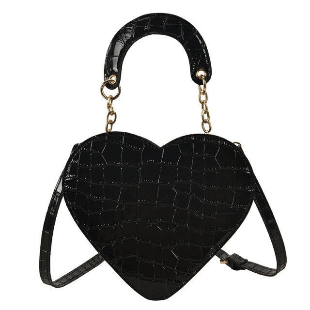 Heart Shaped Purse - DARK MOON