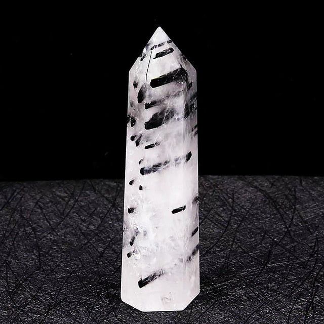 Black Tourmaline Quartz - DARK MOON