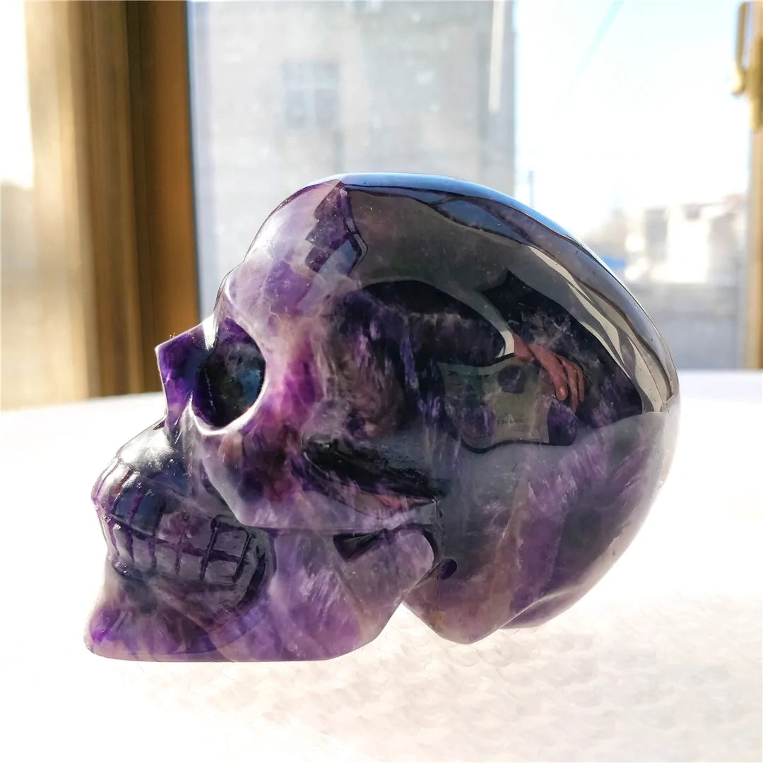 Purple Stone Skull