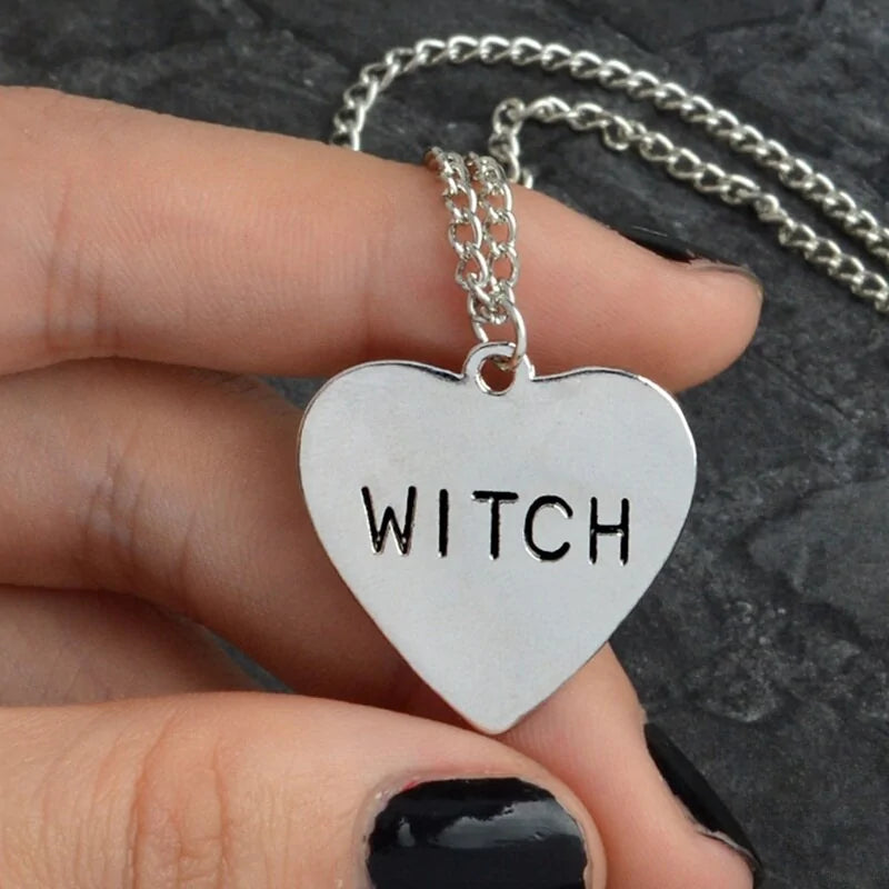 Witch Heart Necklace