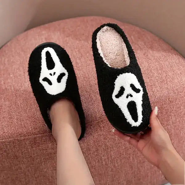 Ghost Face Slippers