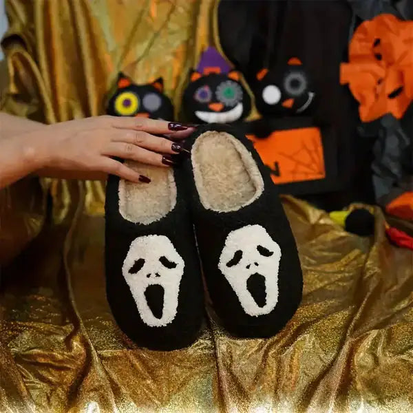 Ghost Face Slippers