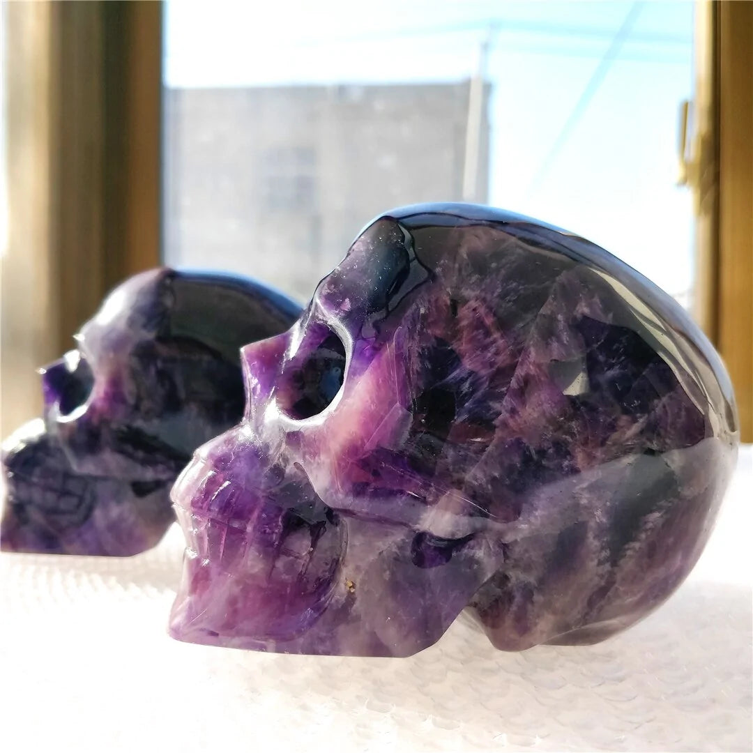 Purple Stone Skull