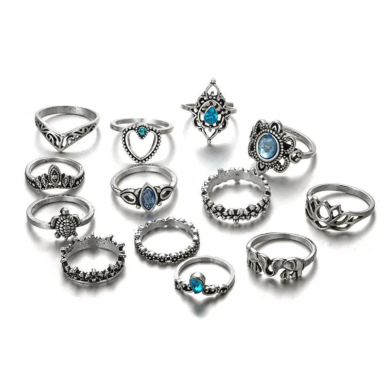 Silver Ring Set