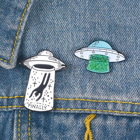 Alien Abduction Pins