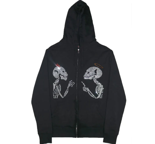 Angel & Devil Skeleton Hoodie