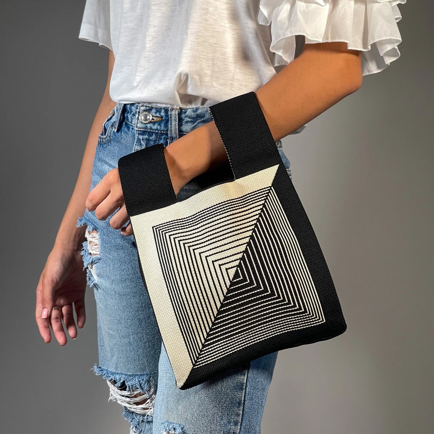 Geometric Tote Bag