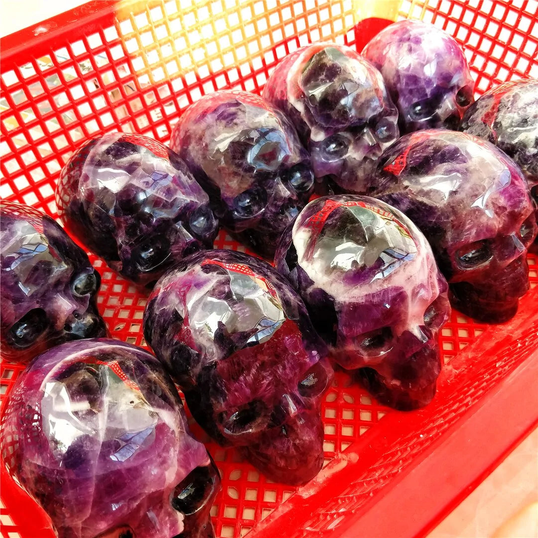 Purple Stone Skull