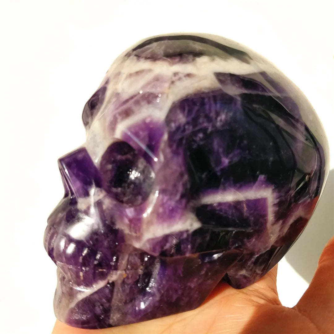 Purple Stone Skull