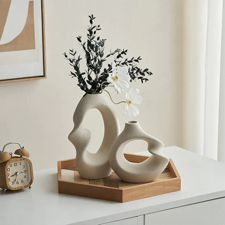 Twisted Ceramic Vases