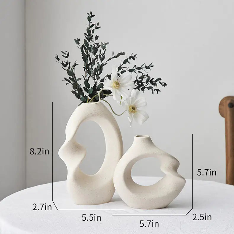 Twisted Ceramic Vases