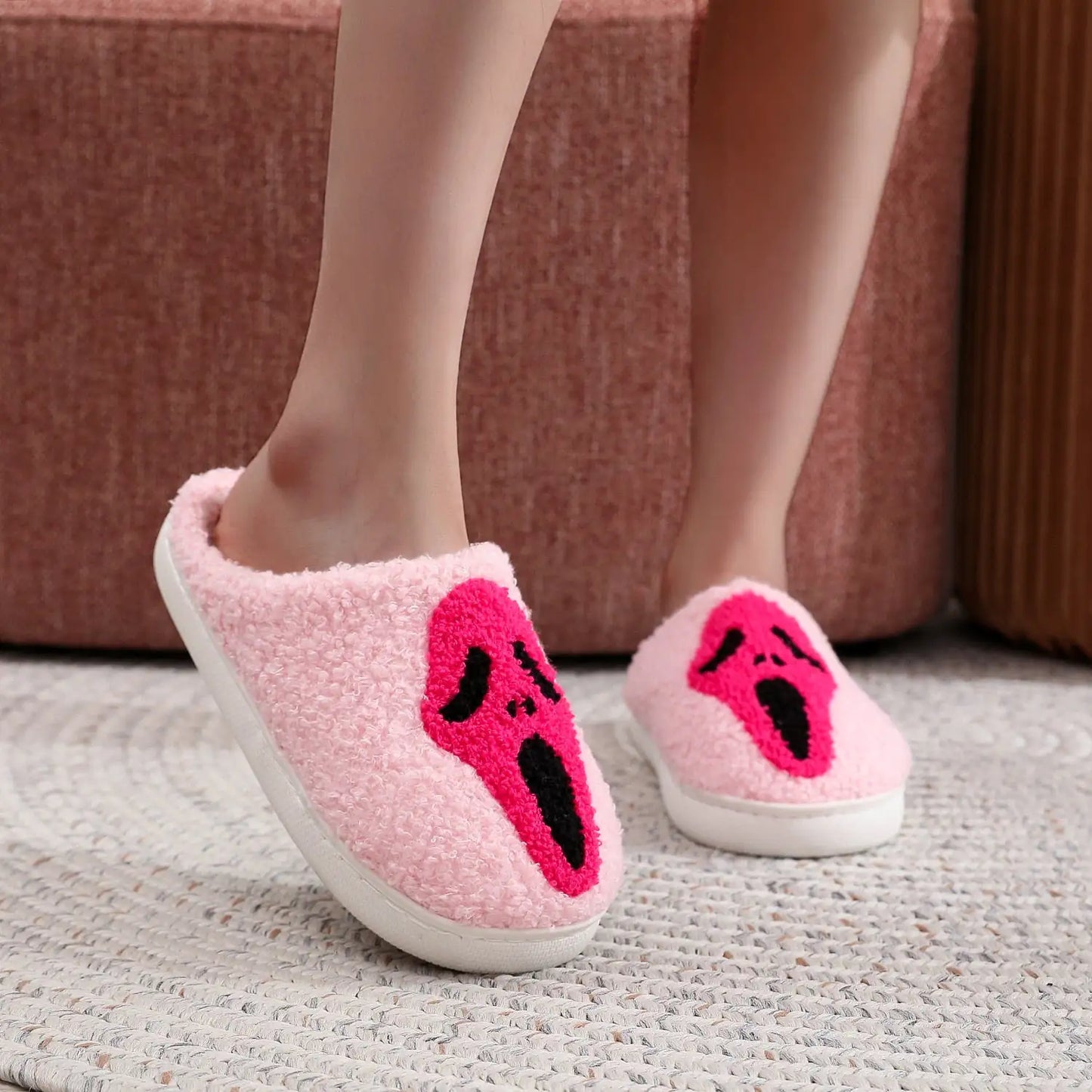 Ghost Face Slippers