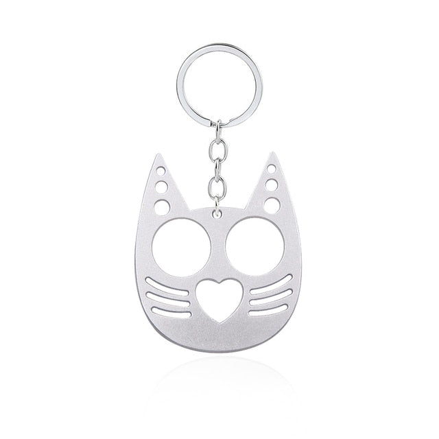 Cat Protection Keychain - DARK MOON