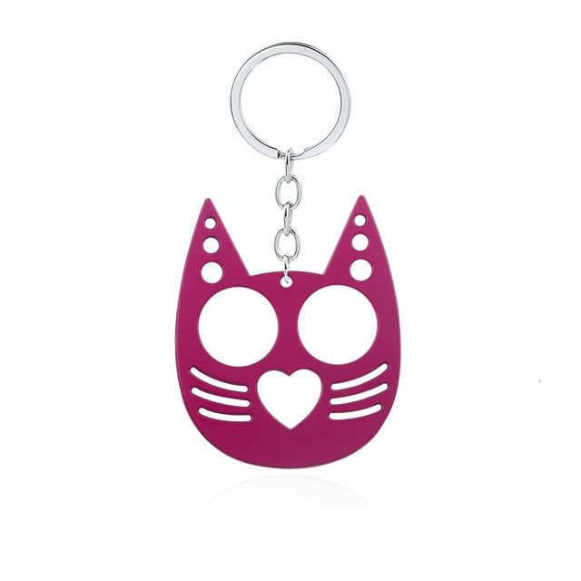 Cat Protection Keychain - DARK MOON