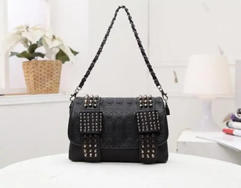 Skull Studded Bag