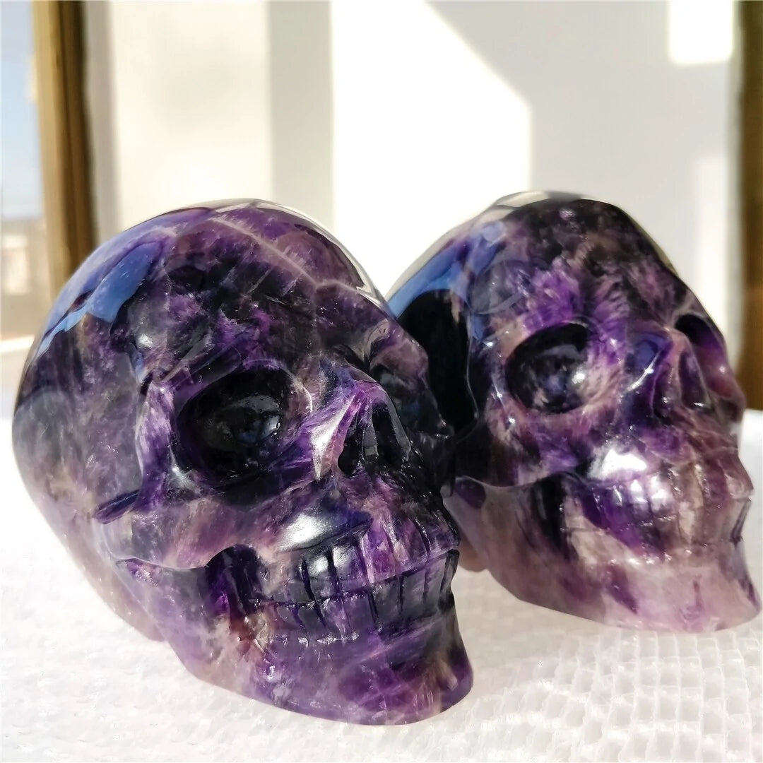 Purple Stone Skull