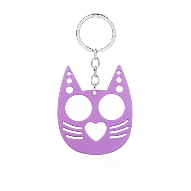 Cat Protection Keychain - DARK MOON