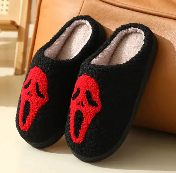 Ghost Face Slippers