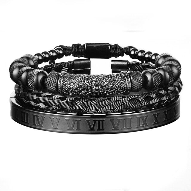 Roman Bracelet Set - DARK MOON