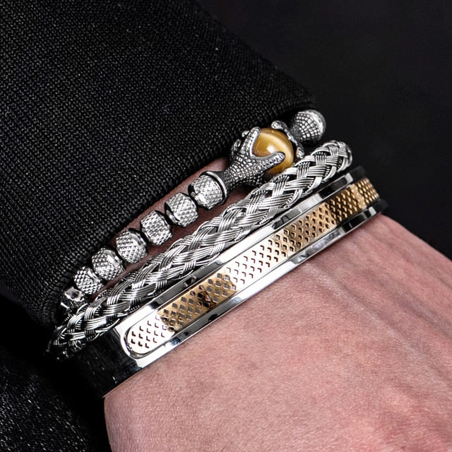 Talon Metal Bracelet Set - DARK MOON