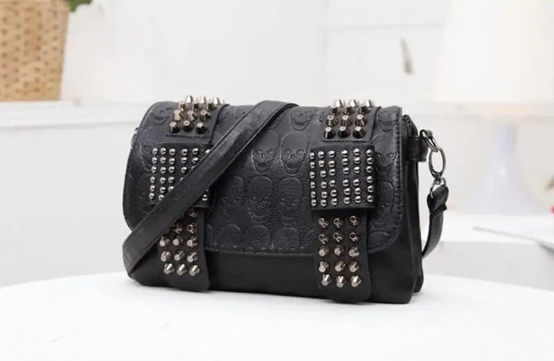 Skull Studded Bag