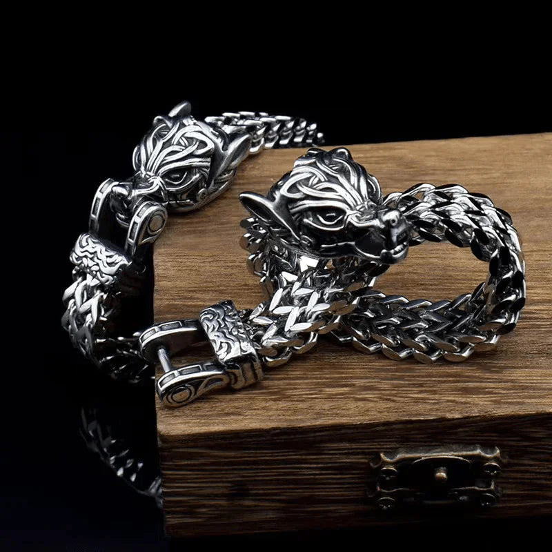 Wolf Head Bracelet