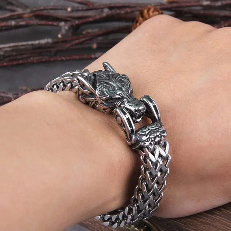 Wolf Head Bracelet