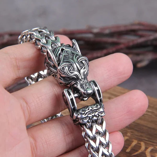 Wolf Head Bracelet