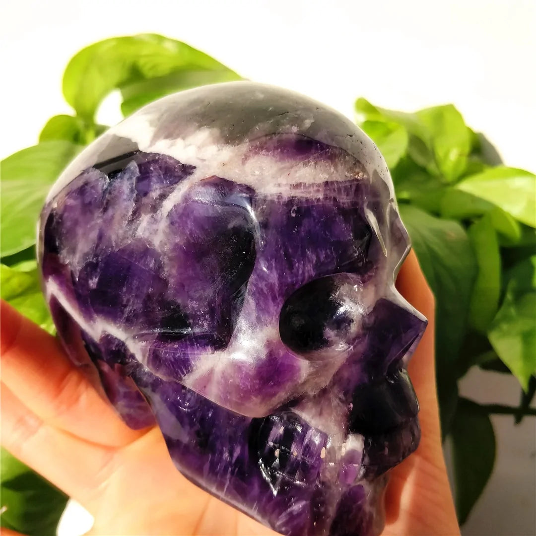 Purple Stone Skull