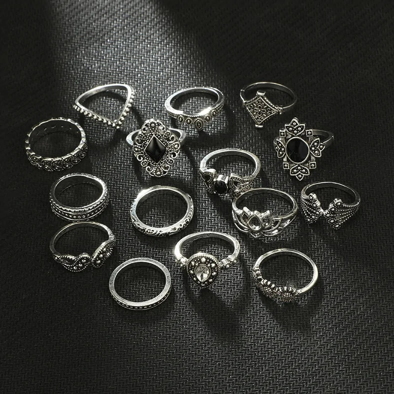 Silver Ring Set