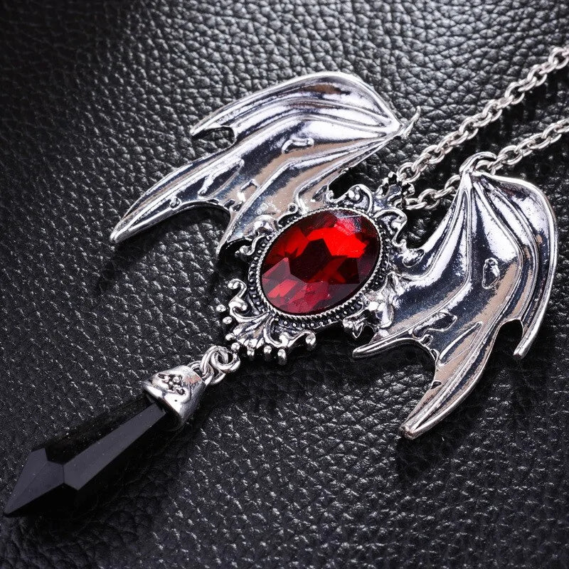 Winged Crystal Necklace