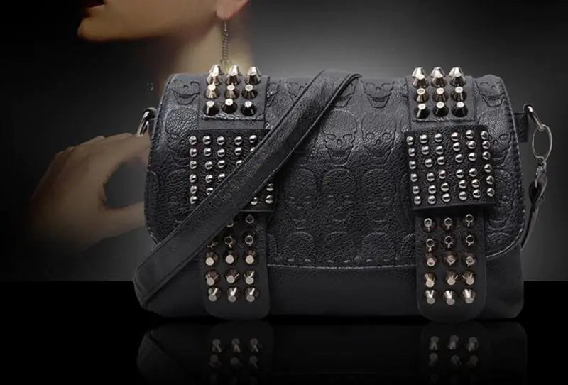 Skull Studded Bag