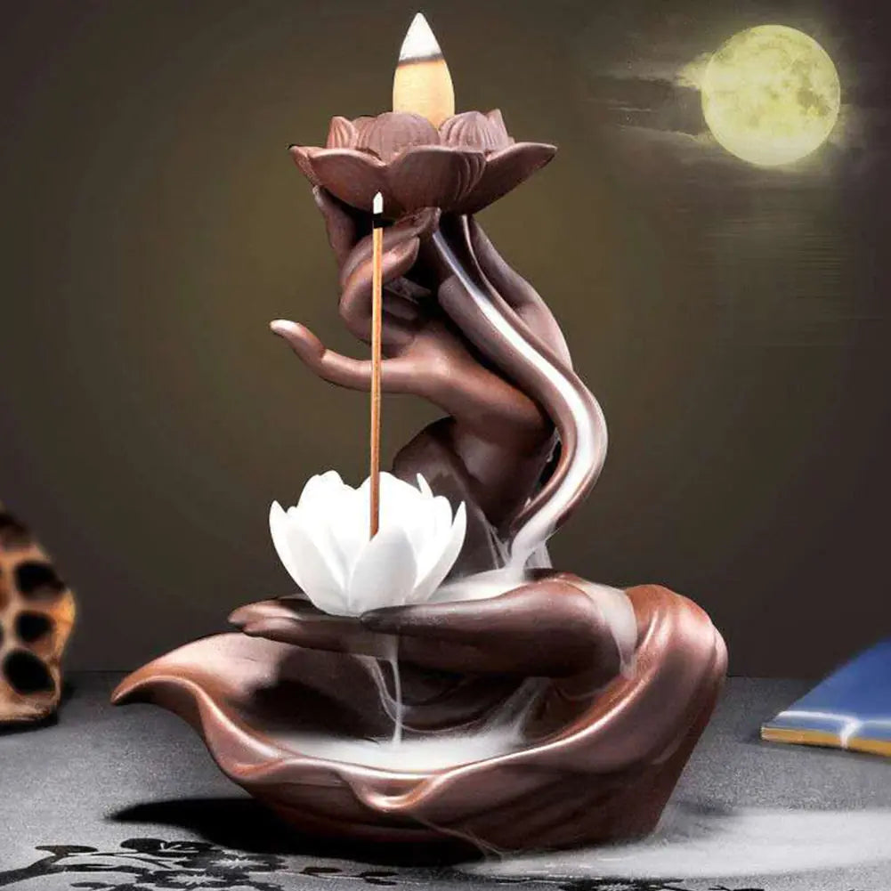 Lotus Backflow Incense Burner