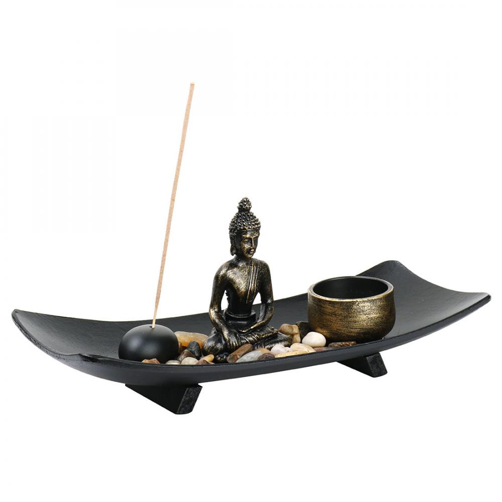 Buddha Incense Burner Tray - DARK MOON