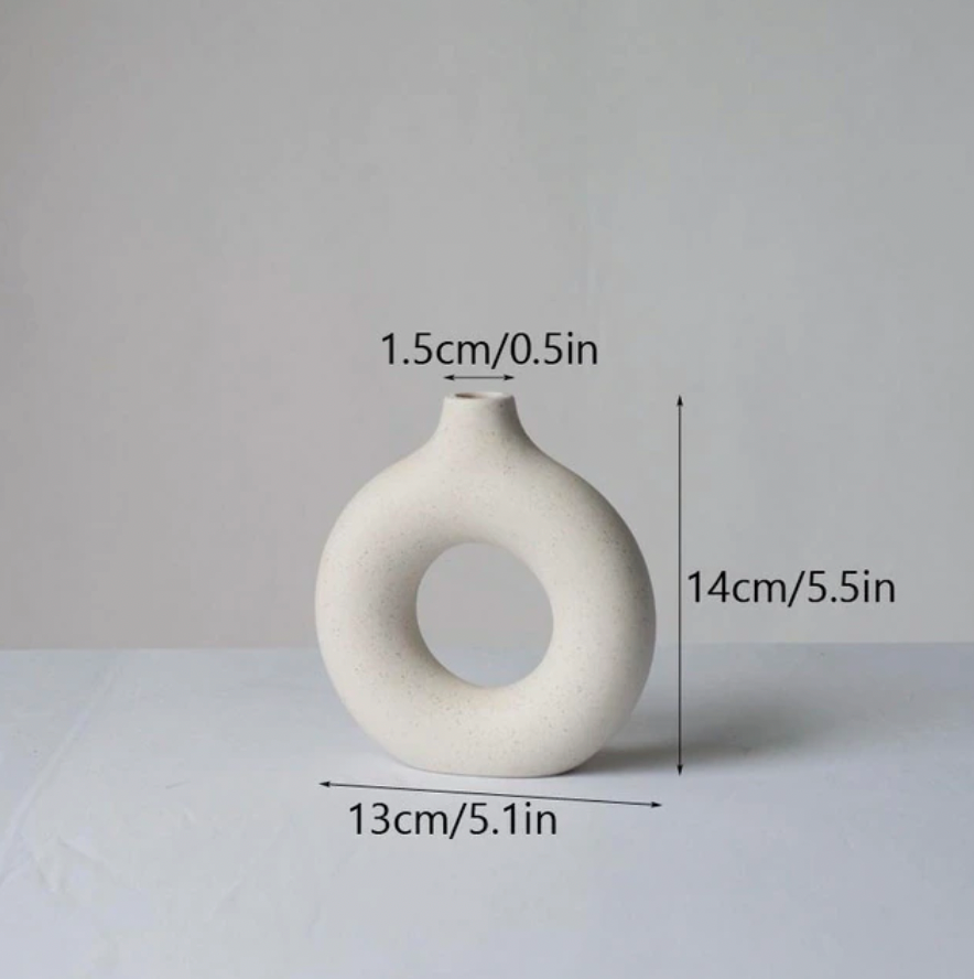 Minimalist Circle Vase