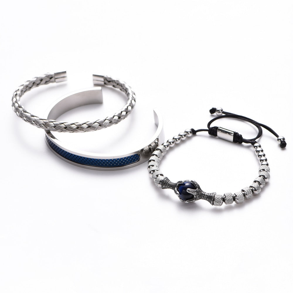 Talon Metal Bracelet Set - DARK MOON