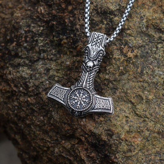 Thor's Hammer Necklace - DARK MOON