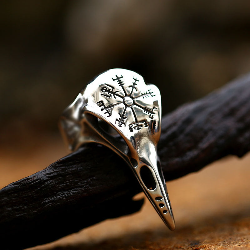 Bird Skull Ring - DARK MOON