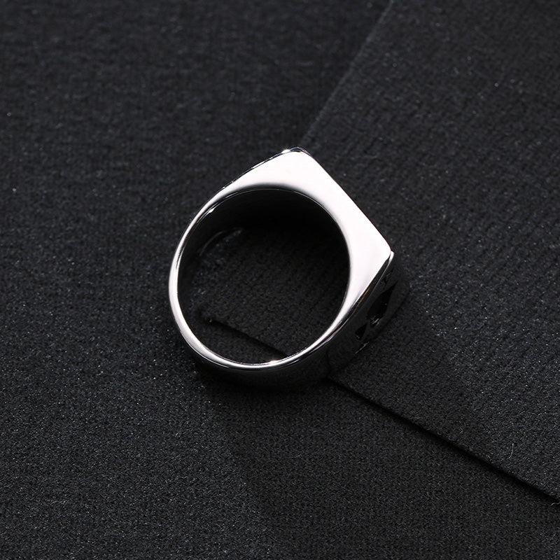 Ace Of Spades Signet Ring - DARK MOON