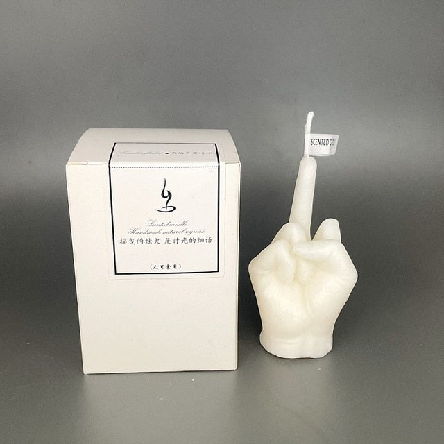 Middle Finger Shaped Scented Candles - DARK MOON