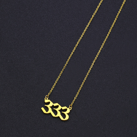 Angel Numbers Necklace - DARK MOON