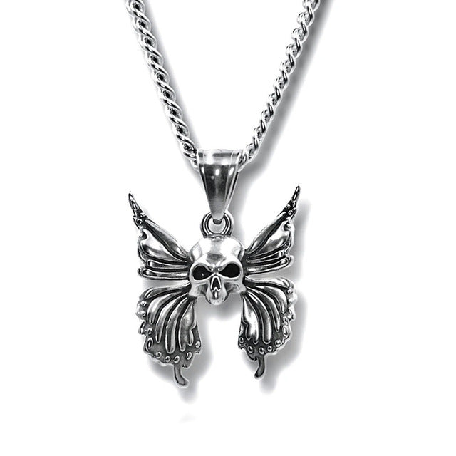 Silver Charm Necklace - DARK MOON