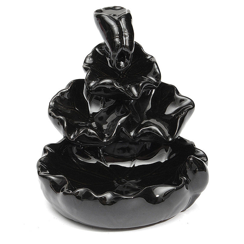 Fountain Backflow Incense Burner - DARK MOON